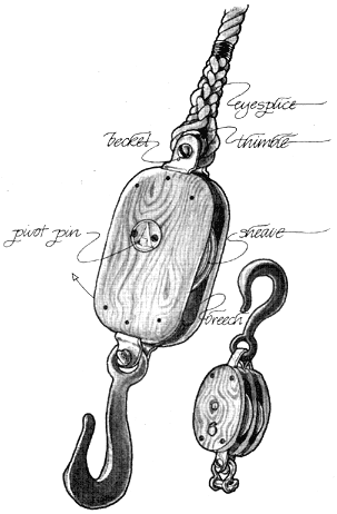 The Busy Shore: The Block and Tackle System